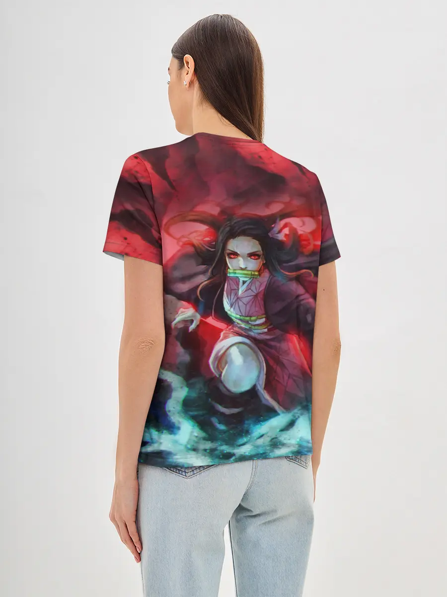 Женская базовая футболка / НЕЗУКО КАМАДО