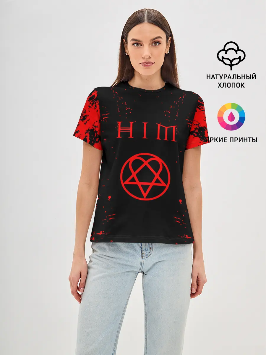 Женская базовая футболка / HIM