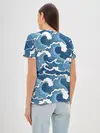 Женская базовая футболка / Морские волны