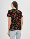 Женская базовая футболка / Roses Art