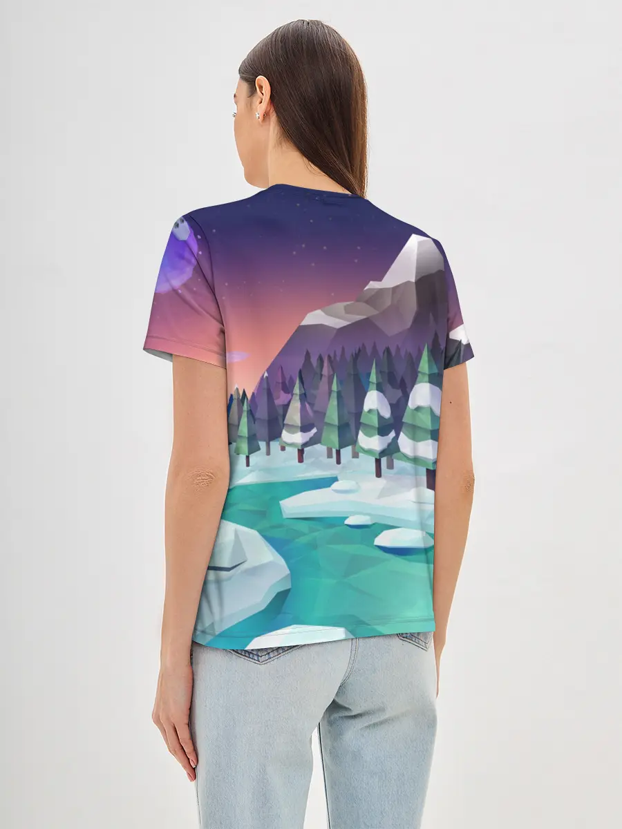 Женская базовая футболка / fortnite