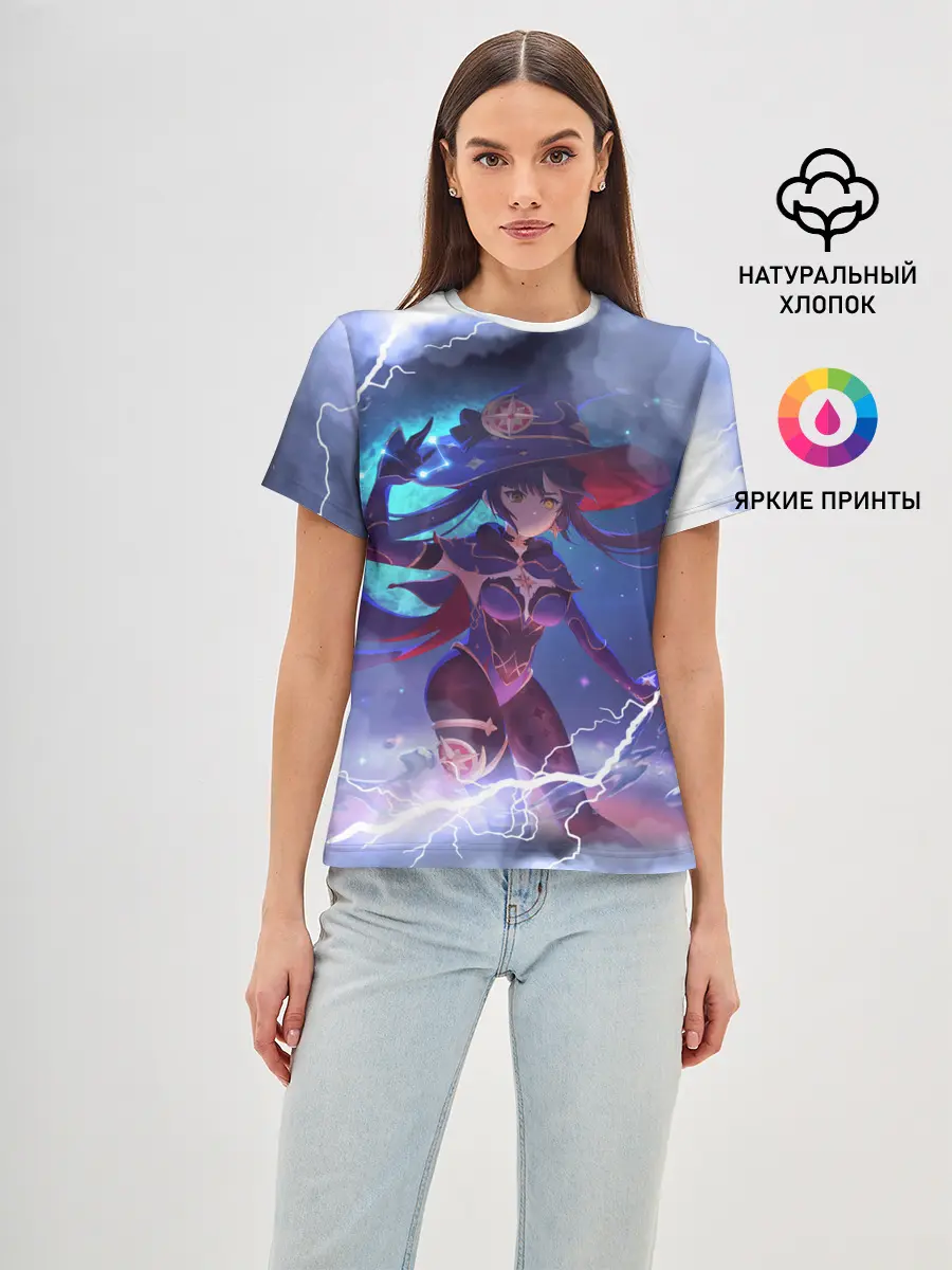 Женская базовая футболка / Genshin Impact | Геншин Импакт