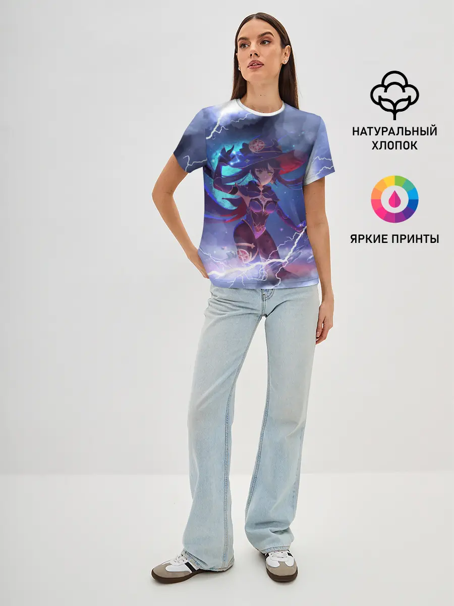 Женская базовая футболка / Genshin Impact | Геншин Импакт