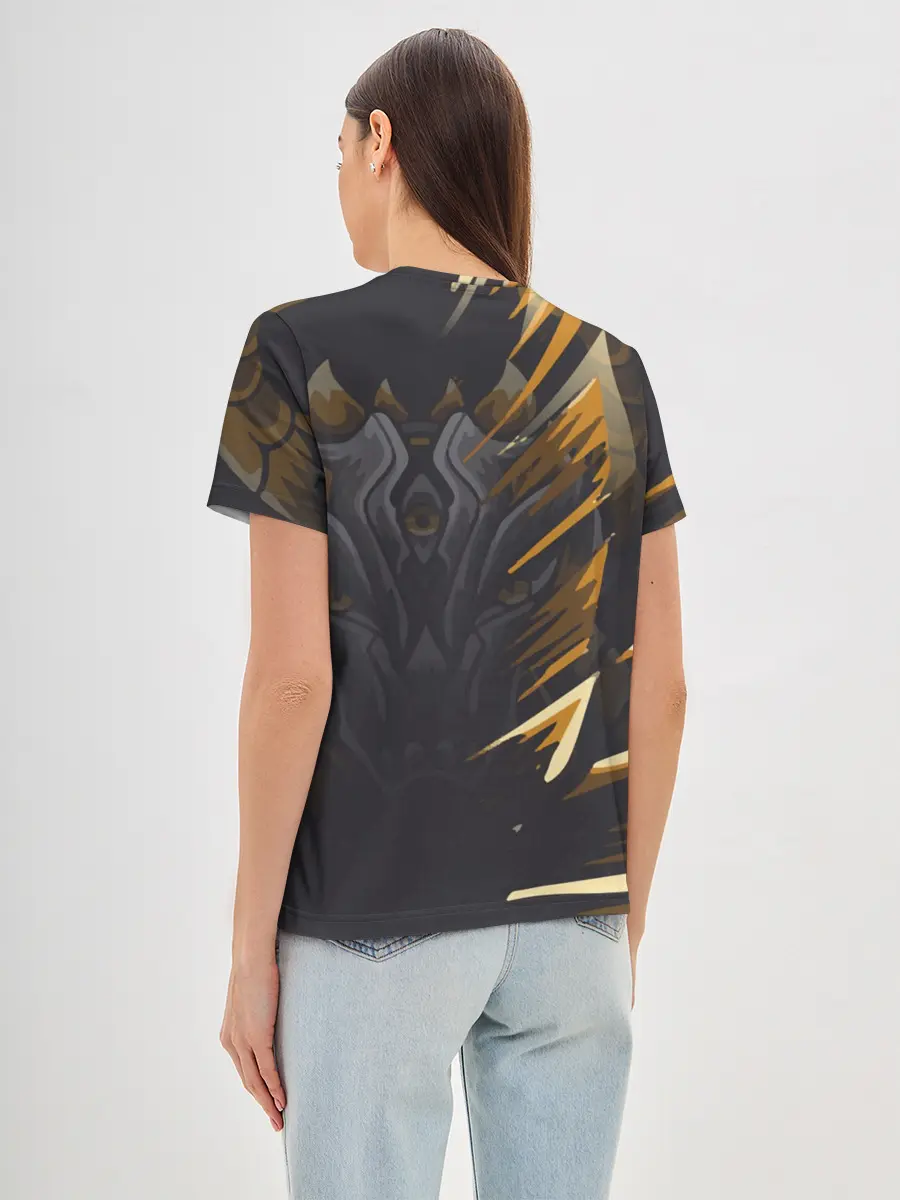 Женская базовая футболка / Монстр