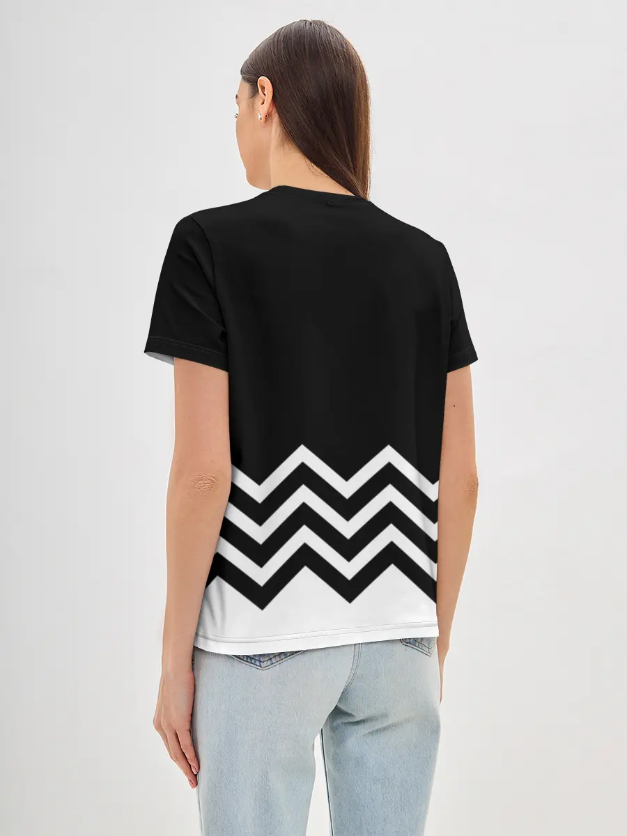 Женская базовая футболка / Твин Пикс