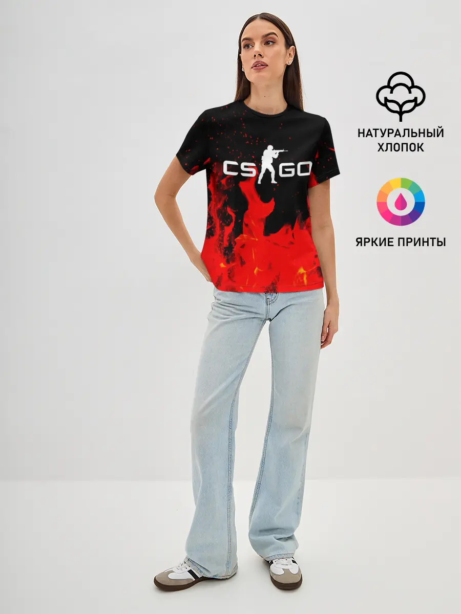 Женская базовая футболка / CS:GO