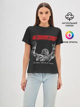 Женская базовая футболка / DM tour