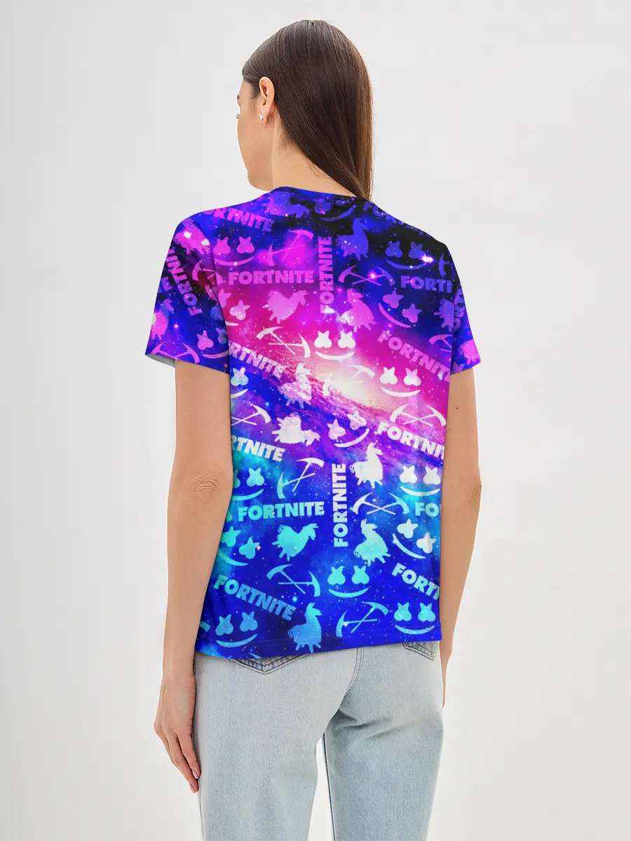 Женская базовая футболка / FORTNITE&MARSMELLO COSMO