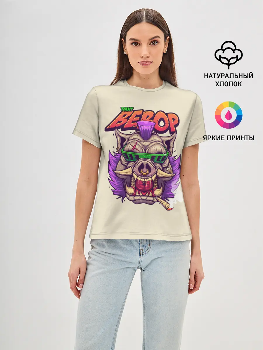 Женская базовая футболка / Злой Бибоп