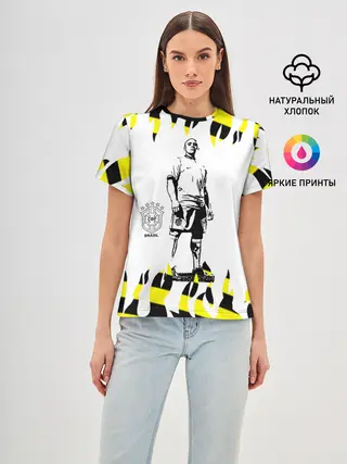 Женская базовая футболка / Роберто Карлос