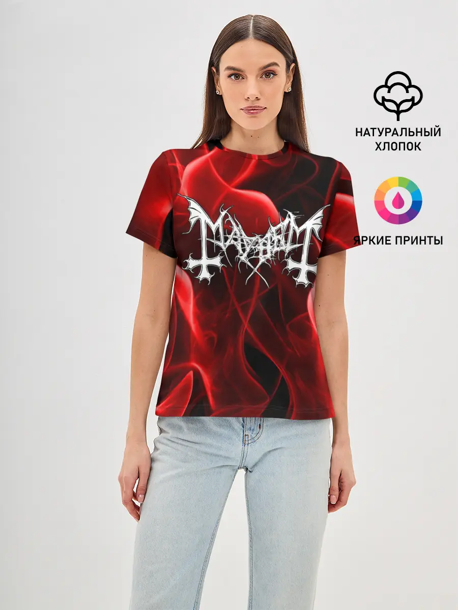 Женская базовая футболка / MAYHEM