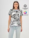Женская базовая футболка / Бриллиантовый блеск