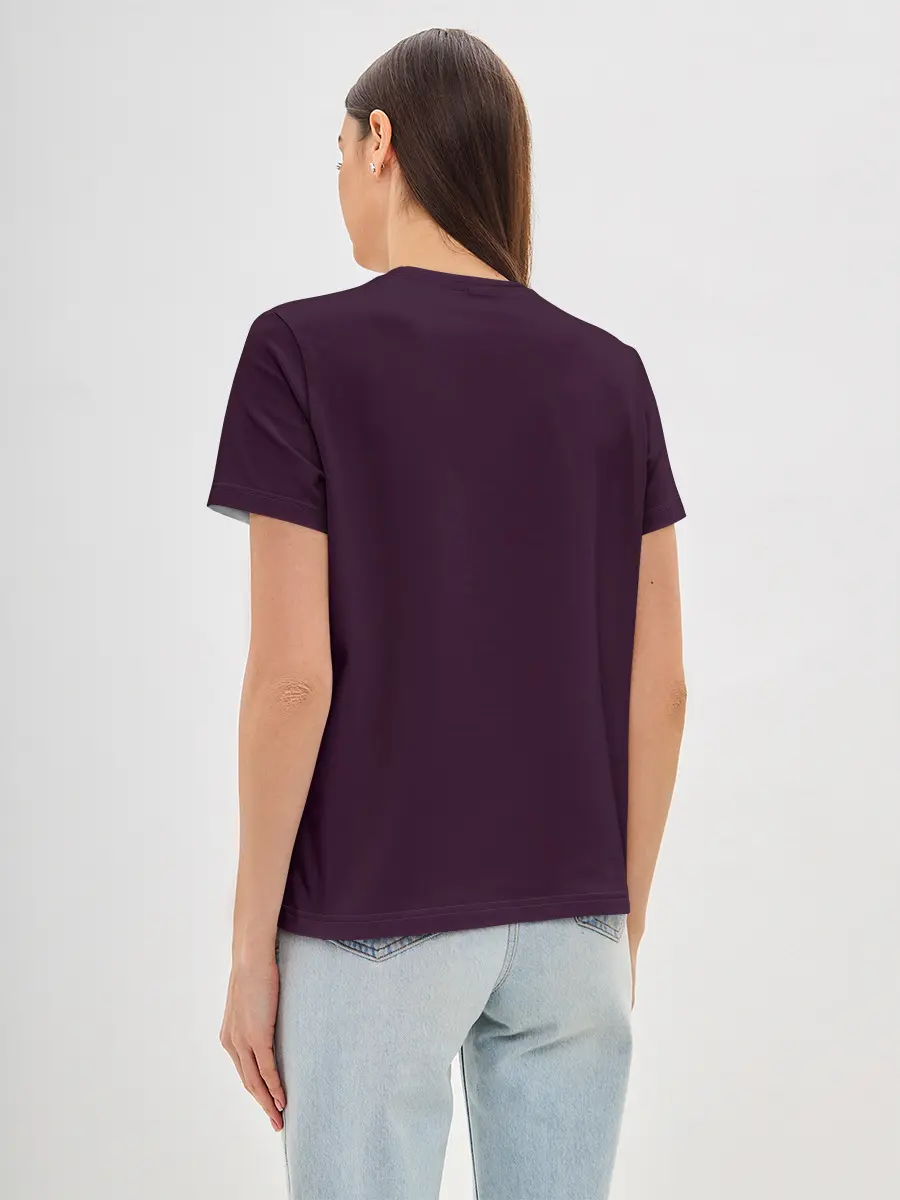 Женская базовая футболка / Something human