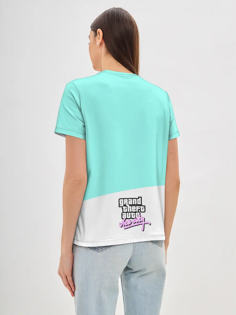 Женская базовая футболка / Кэнди Сакс | GTA