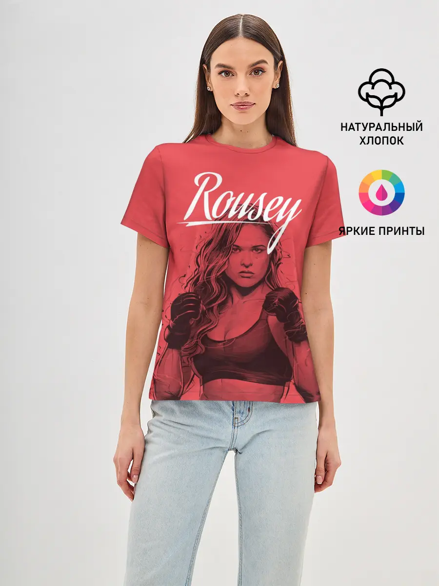 Женская базовая футболка / Ronda Rousey