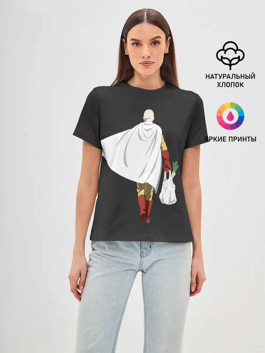 Женская базовая футболка / Saitama