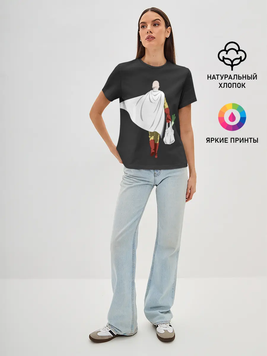 Женская базовая футболка / Saitama