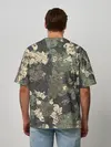 Мужская футболка оверсайз / Камуфляжный рисунок из черепов