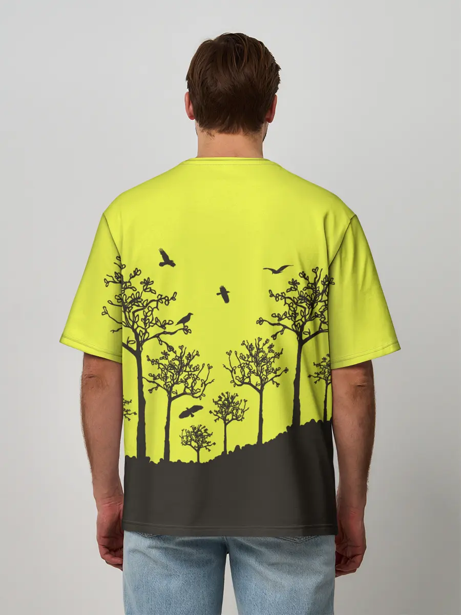 Мужская футболка оверсайз / Siren Head