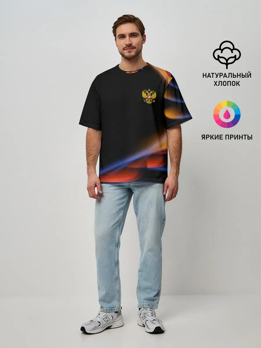 Мужская футболка оверсайз / Sport Russia