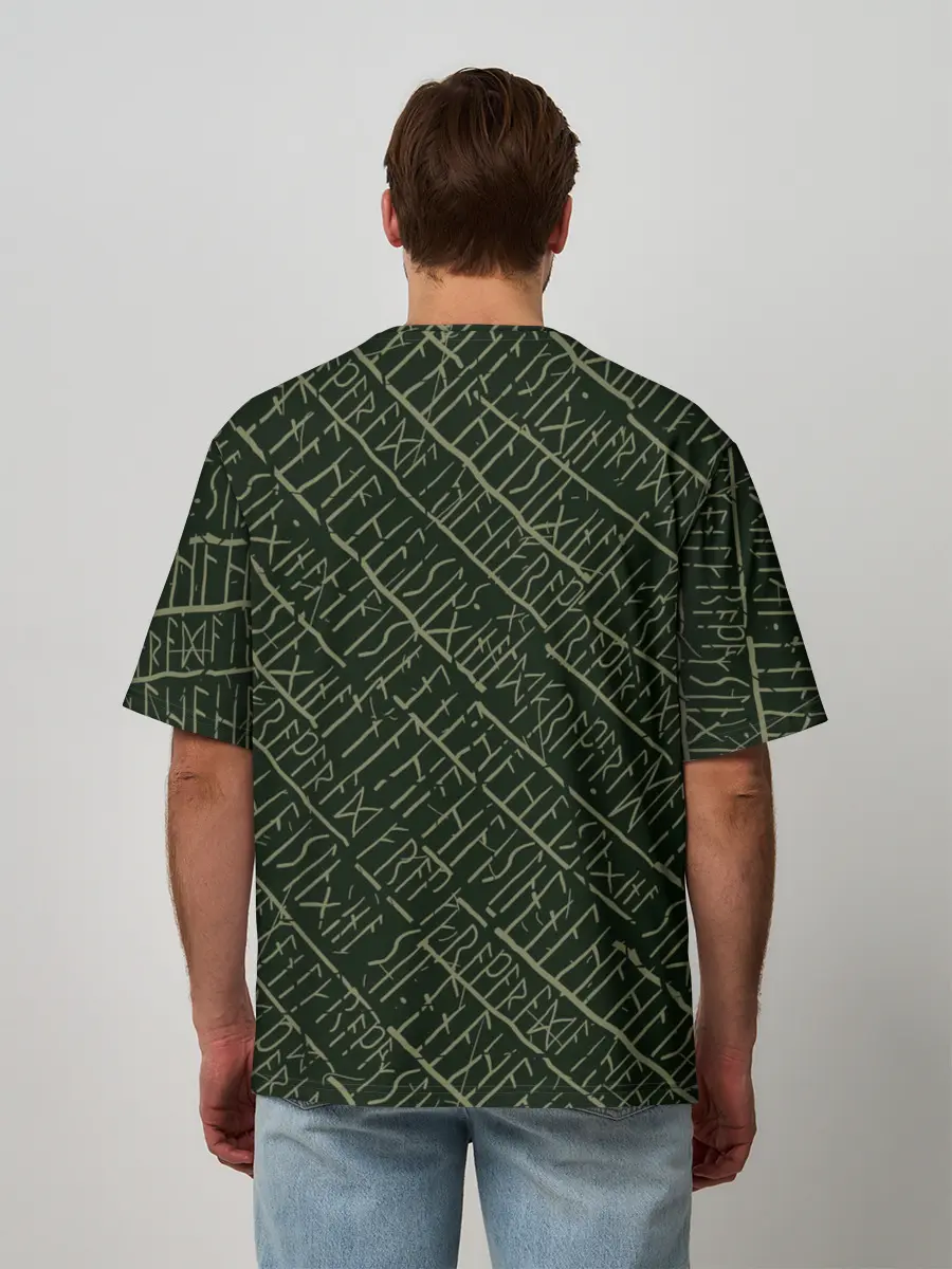 Мужская футболка оверсайз / Дерево жизни