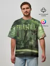 Мужская футболка оверсайз / Фейри Тейл лес