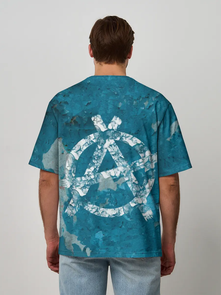 Мужская футболка оверсайз / Король и Шут + Анархия