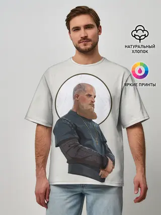 Мужская футболка оверсайз / Ragnarr Saint