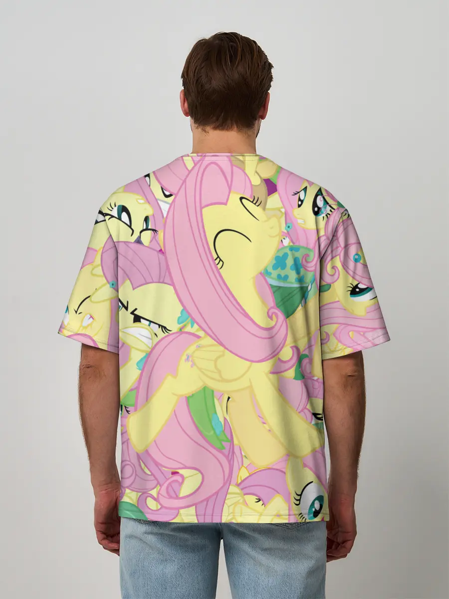 Мужская футболка оверсайз / ПОНИ