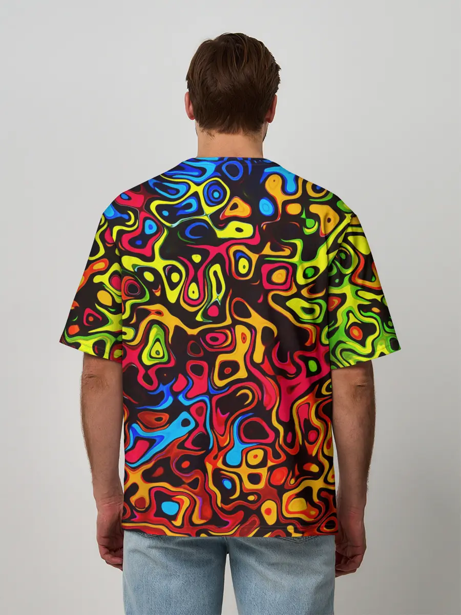 Мужская футболка оверсайз / LIQUID