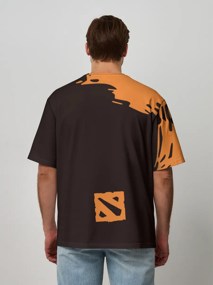 Мужская футболка оверсайз / Огр | Dota 2