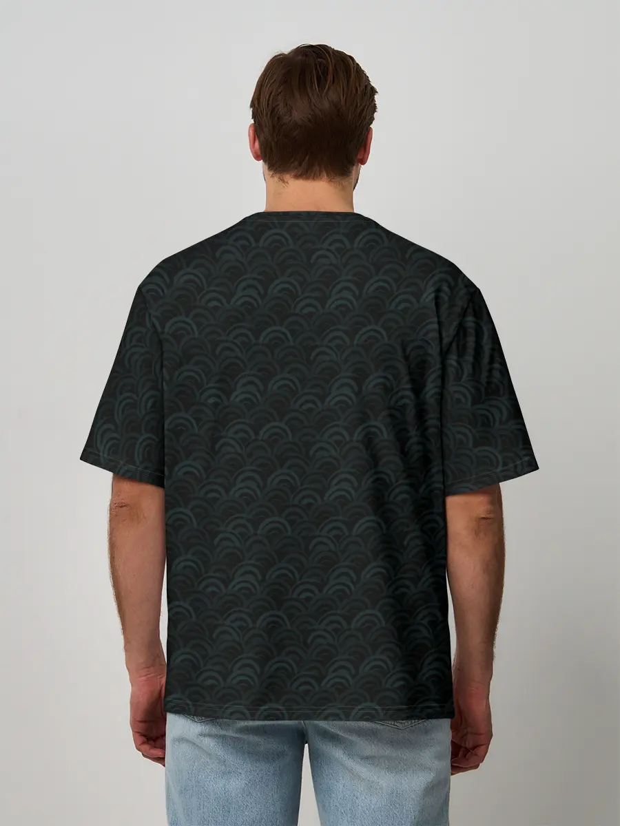 Мужская футболка оверсайз / Дракон Ханья