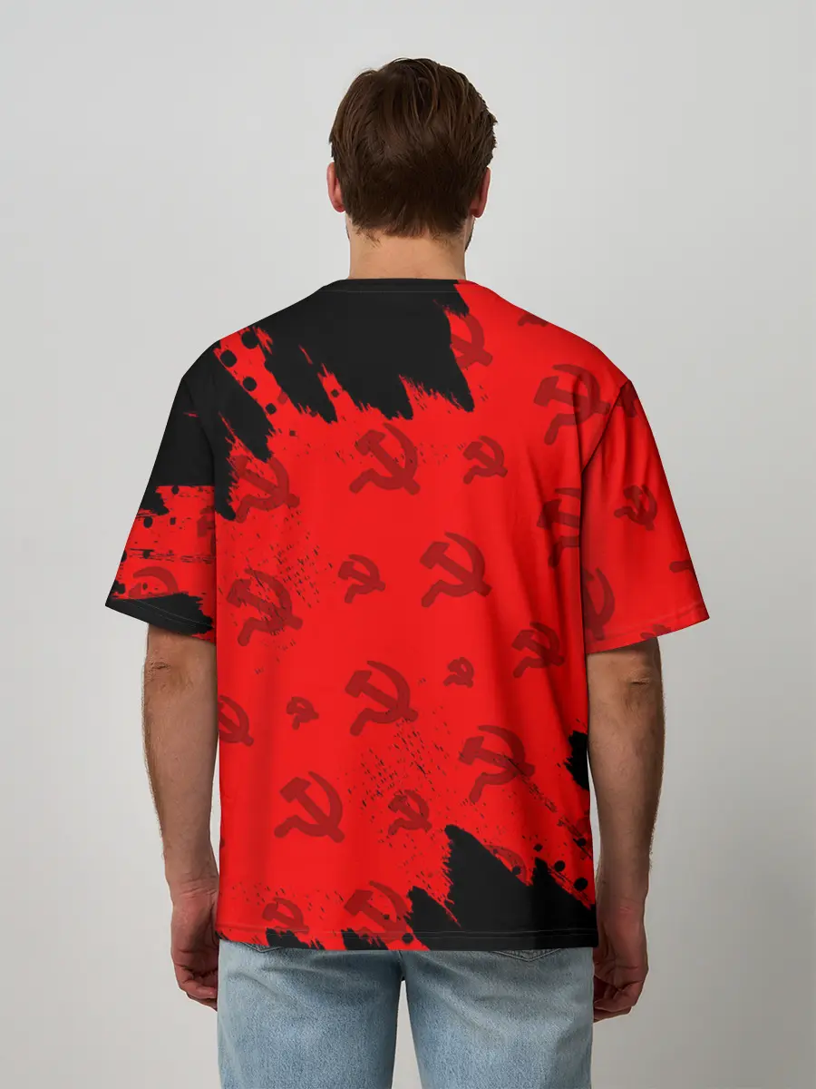 Мужская футболка оверсайз / USSR / СССР