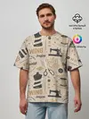 Мужская футболка оверсайз / sewing