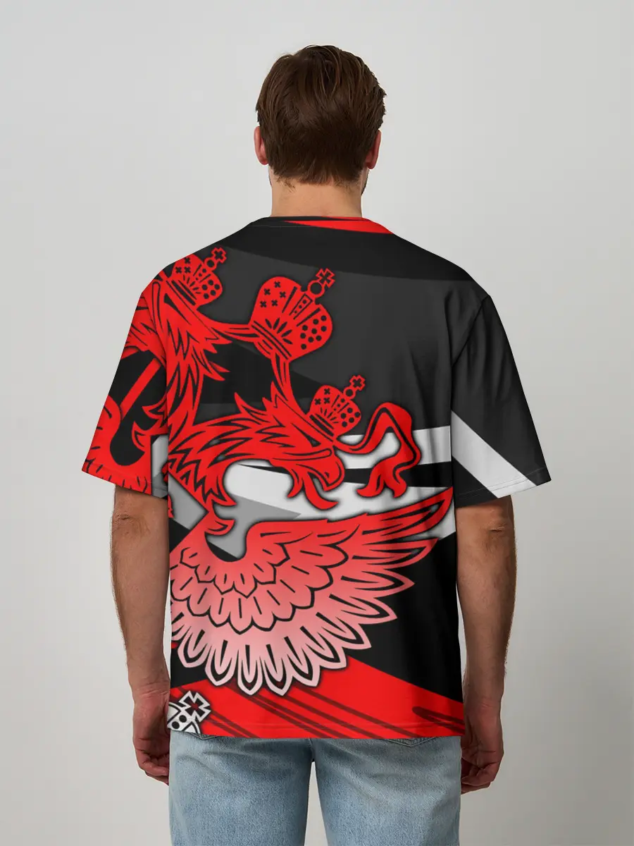 Мужская футболка оверсайз / Hockey