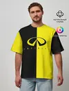 Мужская футболка оверсайз / INFINITI logo
