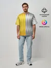 Мужская футболка оверсайз / Gold and Silver