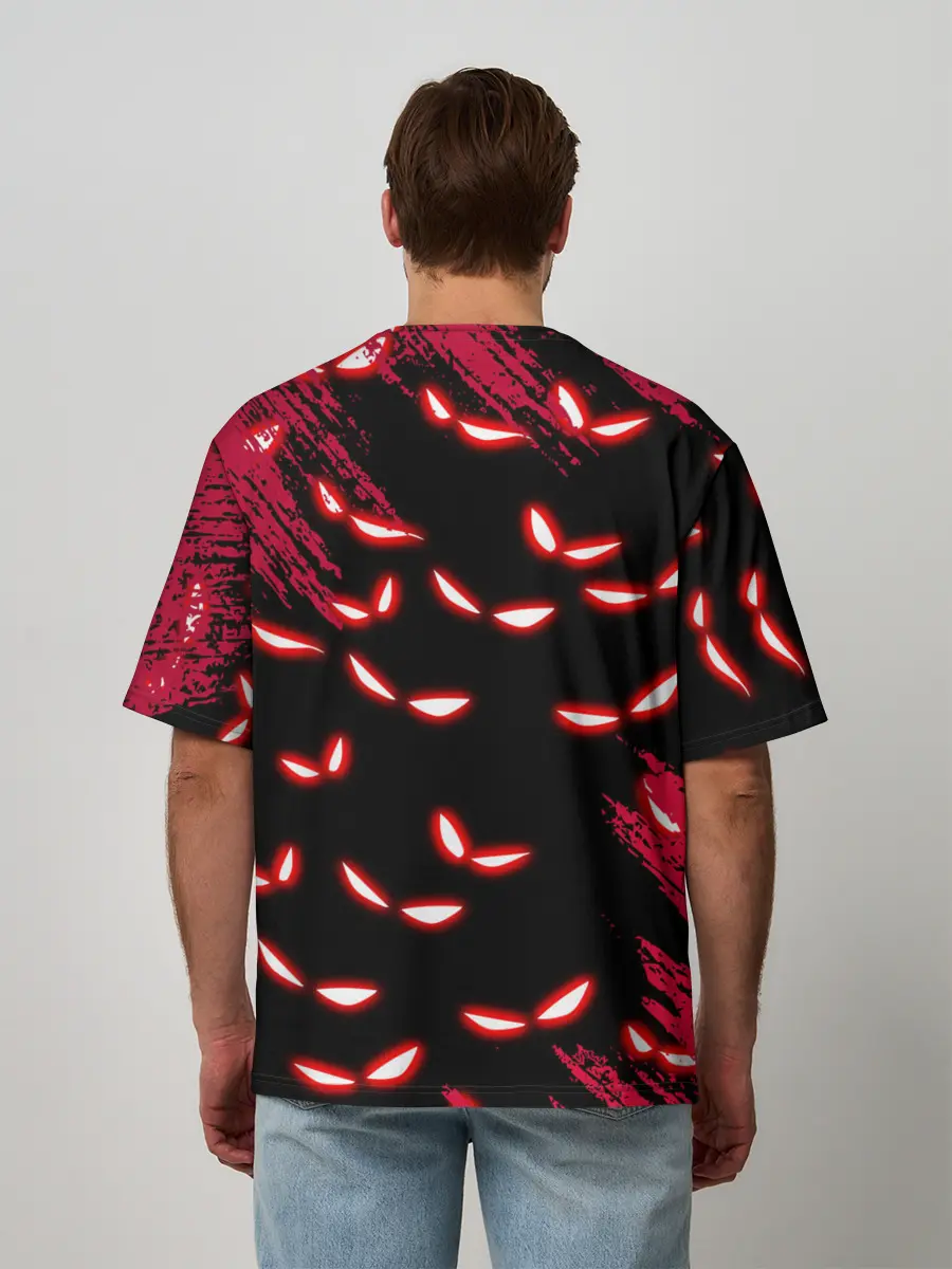 Мужская футболка оверсайз / HAZBIN HOTEL ALASTOR.