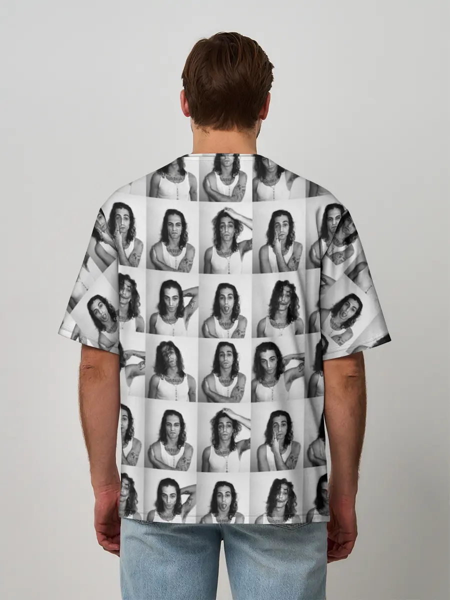 Мужская футболка оверсайз / Damiano David.