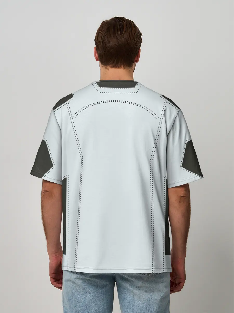 Мужская футболка оверсайз / Скафандр SpaсeX