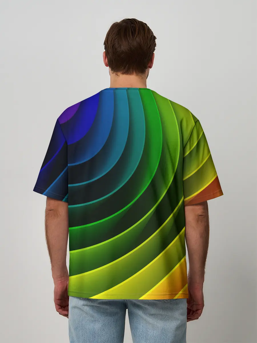 Мужская футболка оверсайз / Color