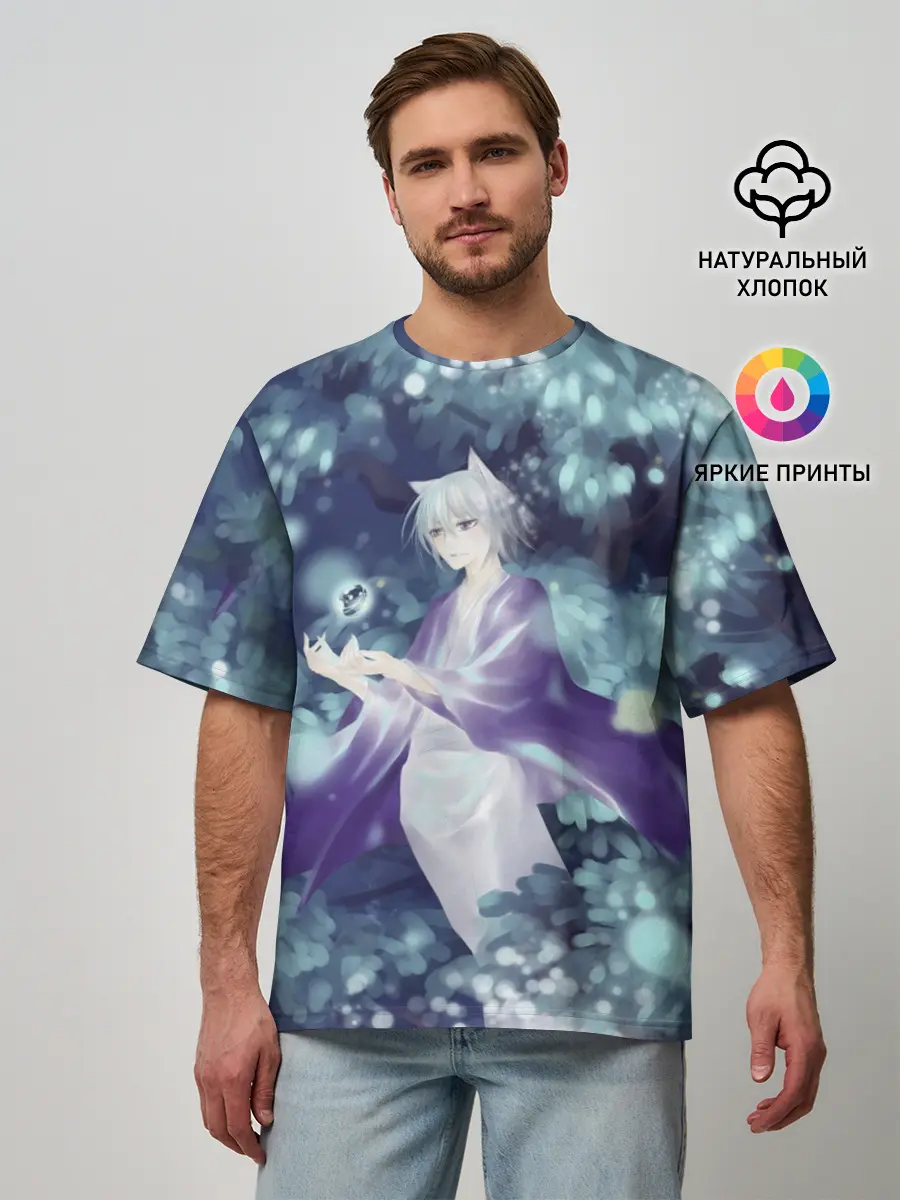 Мужская футболка оверсайз / Tomoe Kamisama