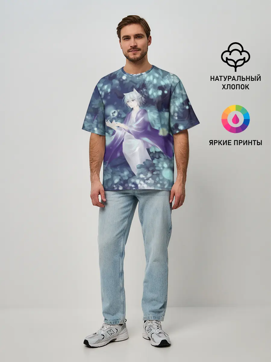 Мужская футболка оверсайз / Tomoe Kamisama