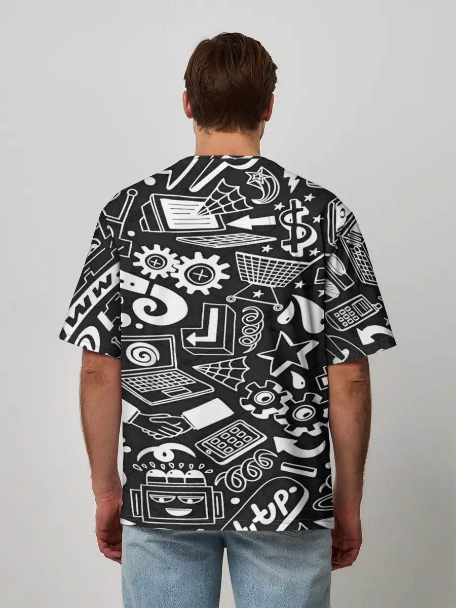 Мужская футболка оверсайз / ПРОГРАММИСТЫ