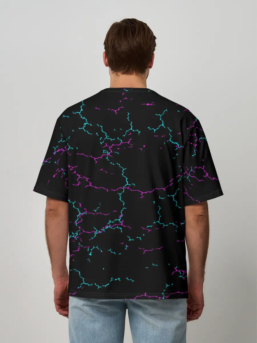 Мужская футболка оверсайз / MARSHMELLO NEON | МАРШМЕЛЛО НЕОН.