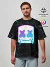 Мужская футболка оверсайз / MARSHMELLO NEON | МАРШМЕЛЛО НЕОН.