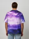 Мужская футболка оверсайз / ФИОЛЕТОВЫЙ РАЙ