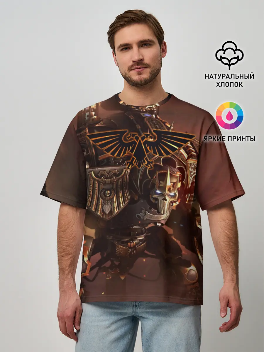 Мужская футболка оверсайз / Warhammer