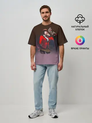 Мужская футболка оверсайз / Юмэко Джабами - Безумный азарт