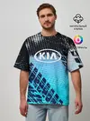 Мужская футболка оверсайз / KIA sport auto motors